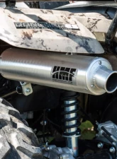 HMF Racing Gun Metal Titan Loud Slip-On Exhaust w/ Billet Endcap Honda Rancher 420 2007-2008                                     - 719323608788 - Image 10
