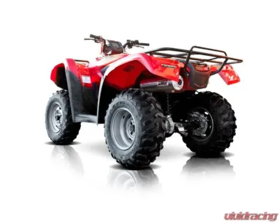 HMF Racing Performance Slip-On Exhaust w/ Polished Turn Down Endcap Honda Foreman | Rancher 2009-2013 - 019333608771
