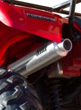 HMF Racing Performance Slip-On Exhaust w/ Polished Turn Down Endcap Honda Foreman | Rancher 2009-2013                                     - 019333608771 - Image 7