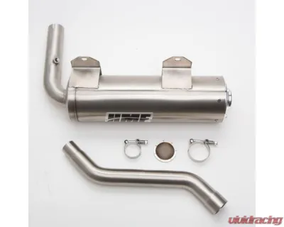 HMF Racing Performance Slip-On Exhaust w/ Black Turn Down Endcap Honda Rincon 2003-2023 - 019353606172