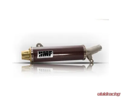 HMF Racing Performance Full Exhaust (Elliptical) w/ Black Euro Endcap Honda TRX450R 2004-2005 - 019384706083