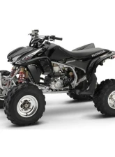 HMF Racing Performance Full Exhaust (Elliptical) w/ Black Euro Endcap Honda TRX450R 2004-2005                                     - 019384706083 - Image 7