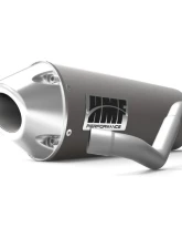 HMF Racing Performance Full Exhaust (Elliptical) w/ Polished Euro Endcap Honda TRX450R 2004-2005                                     - 019384708886 - Image 7
