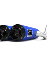 HMF Racing Bohemian Blue Performance Dual Full Exhaust w/ Black Turn Down Endcap Honda Talon 2019-2023                                     - 022726609272 - Image 12