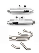 HMF Racing Bohemian Blue Performance Dual Full Exhaust w/ Black Turn Down Endcap Honda Talon 2019-2023                                     - 022726609272 - Image 2