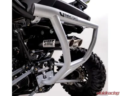 HMF Racing Bohemian Blue Performance Dual Full Exhaust w/ Black Turn Down Endcap Honda Talon 2019-2023 - 022726609272