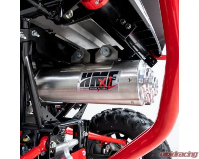 HMF Racing Bohemian Blue Performance Dual Full Exhaust w/ Black Turn Down Endcap Honda Talon 2019-2023 - 022726609272