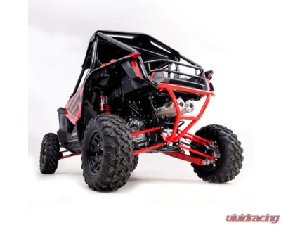 HMF Racing Bohemian Blue Performance Dual Full Exhaust w/ Black Turn Down Endcap Honda Talon 2019-2023 - 022726609272