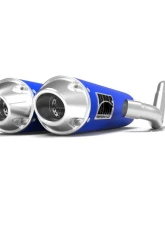 HMF Racing Bohemian Blue Performance Dual Full Exhaust w/ Polished Euro Endcap Honda Talon 2019-2023                                     - 022726609286 - Image 12