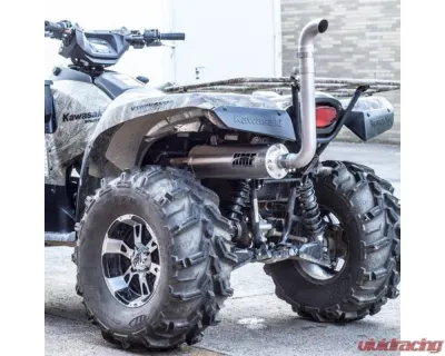 HMF Racing Performance Full Exhaust w/ Polished Euro Endcap Kawasaki Brute Force 650i | 750 2005-2013 - 026234606186