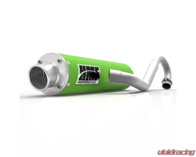 HMF Racing Performance Full Exhaust w/ Polished Turn Down Endcap Kawasaki Brute Force 650i | 750 2005-2013 - 026234606571