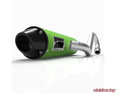 HMF Racing Performance Full Exhaust w/ Black Euro Endcap Kawasaki Brute Force 650i | 750 2005-2013 - 026234606583