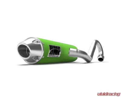 HMF Racing Performance Full Exhaust w/ Polished Euro Endcap Kawasaki Brute Force 650i | 750 2005-2013 - 026234606586