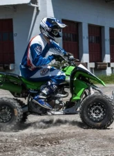 HMF Racing Performance Full Exhaust w/ Black Euro Endcap Kawasaki KFX450R 2008-2014                                     - 026254606183 - Image 11