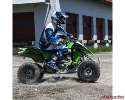 HMF Racing Performance Full Exhaust w/ Black Euro Endcap Kawasaki KFX450R 2008-2014 - 026254606183