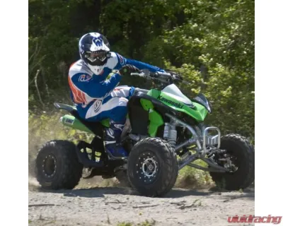 HMF Racing Performance Full Exhaust w/ Black Euro Endcap Kawasaki KFX450R 2008-2014 - 026254606183