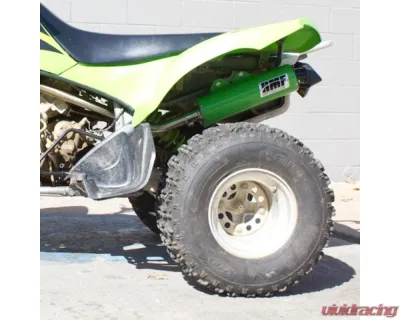 HMF Racing Performance Dual Full Exhaust w/ Black Euro Endcap Kawasaki KFX | KSV 700 2004-2010 - 026266608883