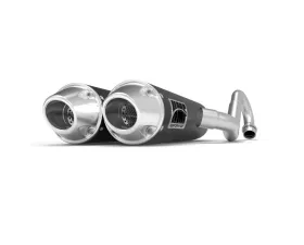 HMF Racing Performance Dual Full Exhaust w/ Polished Euro Endcap Kawasaki KFX | KSV 700 2004-2010