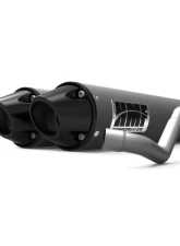 HMF Racing Performance Dual Full Exhaust w/ Black Euro Endcap Kawasaki KFX | KSV 700 2004-2010                                     - 026266608883 - Image 13