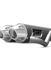 HMF Racing Performance Dual Full Exhaust w/ Polished Euro Endcap Kawasaki KFX | KSV 700 2004-2010                                     - 026266608886 - Image 13