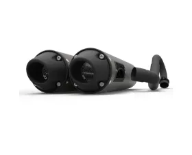 HMF Racing Performance Dual Full Exhaust w/ Blackout Euro Endcap Kawasaki KFX | KSV 700 2004-2010