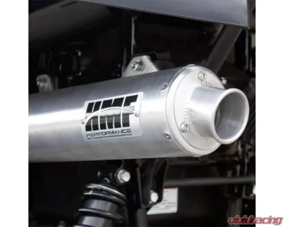 HMF Racing Gun Metal Titan Loud Full Exhaust w/ Billet Endcap Kawasaki Brute Force 750 2012-2014 - 726484608888