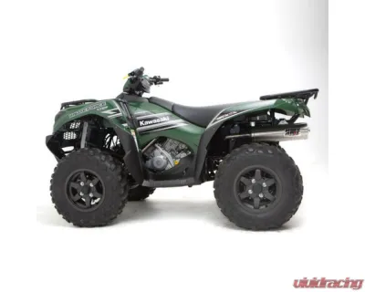 HMF Racing Gun Metal Titan Loud 3/4 Exhaust w/ Billet Endcap Kawasaki Brute Force 750 2015-2024 - 726521608888