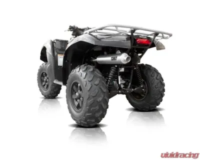 HMF Racing Gun Metal Titan Loud 3/4 Exhaust w/ Billet Endcap Kawasaki Brute Force 750 2015-2024 - 726521608888