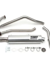 HMF Racing Gun Metal Titan Loud 3/4 Exhaust w/ Billet Endcap Kawasaki Brute Force 750 2015-2024                                     - 726521608888 - Image 4