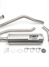 HMF Racing Gun Metal Titan Loud 3/4 Exhaust w/ Billet Endcap Kawasaki Brute Force 750 2015-2024                                     - 726521608888 - Image 5