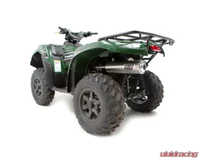 HMF Racing Gun Metal Titan Loud 3/4 Exhaust w/ Billet Endcap Kawasaki Brute Force 750 2015-2024 - 726521608888