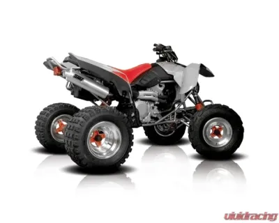 HMF Racing Performance Full Exhaust w/ Black Turn Down Endcap Polaris Predator 500 2003-2007 - 034214606672