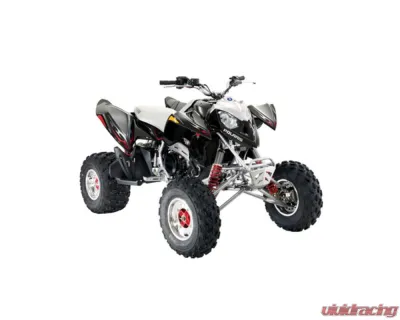 HMF Racing Performance Full Exhaust (Elliptical) w/ Black Euro Endcap Polaris Outlaw 500 2006-2007 - 034234736183