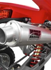 HMF Racing Performance Slip-On Exhaust (Elliptical) w/ Black Euro Endcap Polaris Outlaw 450 | 525 2008-2010                                     - 034253738783 - Image 4