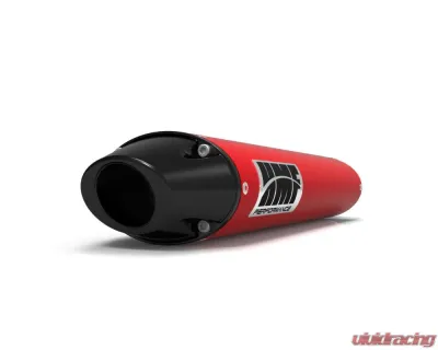 HMF Racing Performance Slip-On Exhaust (Elliptical) w/ Black Euro Endcap Polaris Outlaw 450 | 525 2008-2010 - 034253736683