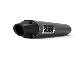 HMF Racing Performance Slip-On Exhaust (Elliptical) w/ Black Euro Endcap Polaris Outlaw 450 | 525 2008-2010