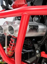 HMF Racing Performance Dual Full Exhaust w/ Blackout Euro Endcap Polaris Scrambler | Sportsman 2020-2024                                     - 034766636192 - Image 2