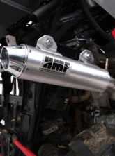 HMF Racing Performance Big Core Full Exhaust w/ Polished Euro Endcap Polaris RZR RS1 2018-2022                                     - 035698607791 - Image 2