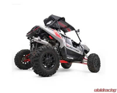 HMF Racing Performance Big Core Full Exhaust w/ Polished Euro Endcap Polaris RZR RS1 2018-2022 - 035698607791