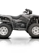 HMF Racing Gun Metal Titan Loud Slip-On Exhaust w/ Billet Endcap Suzuki King Quad 700 | 750 2005-2024                                     - 736243608788 - Image 13