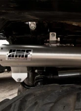 HMF Racing Gun Metal Titan Loud Slip-On Exhaust w/ Billet Endcap Suzuki King Quad 700 | 750 2005-2024                                     - 736243608788 - Image 4