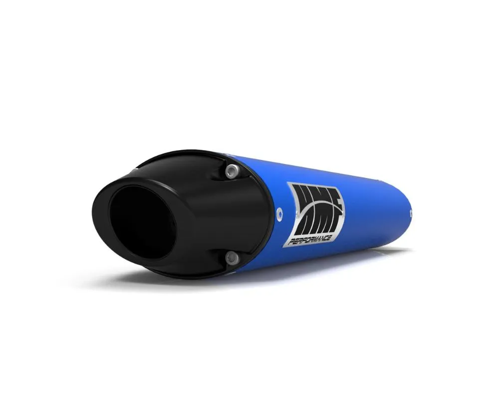 HMF Racing Performance Slip-On Exhaust (Elliptical) w/ Black Euro Endcap Suzuki LT-R 450 2006-2009 - 036253739183