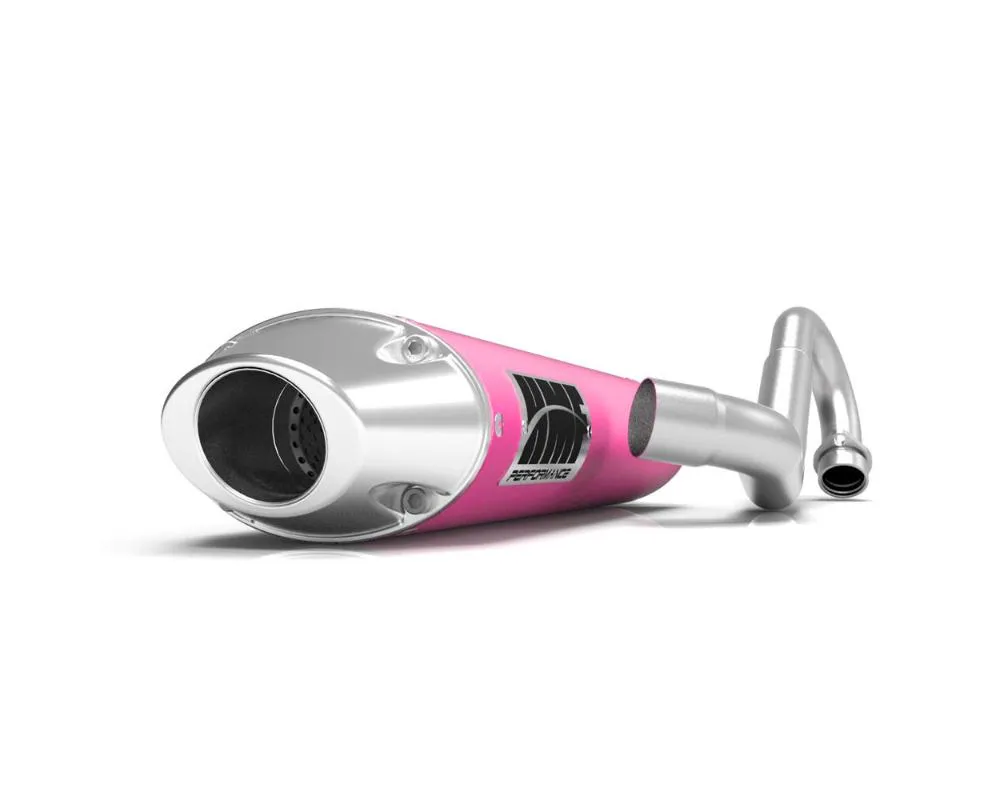 HMF Racing Performance MX Full Exhaust (Elliptical) w/ Polished Euro Endcap Suzuki LT-R 450 2006-2009 - 036257738086