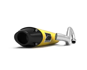 HMF Racing Performance Full Exhaust (Elliptical) w/ Black Euro Endcap Suzuki LT-R 450 2006-2009