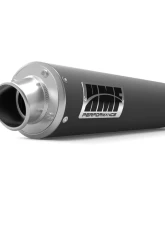 HMF Racing Gun Metal Performance Slip-On Exhaust w/ Polished Turn Down Endcap Yamaha Grizzly | Bruin | Wolverine 2004-2011                                     - 041233608771 - Image 3