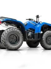 HMF Racing Gun Metal Performance Slip-On Exhaust w/ Black Turn Down Endcap Yamaha Grizzly | Bruin | Wolverine 2004-2011                                     - 041233608772 - Image 2