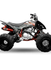 HMF Racing Performance Full Exhaust w/ Black Euro Endcap Yamaha Raptor 250 2008-2013                                     - 041334606983 - Image 7