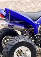 HMF Racing Performance Slip-On Exhaust w/ Polished Turn Down Endcap Yamaha Raptor 350 2004-2013                                     - 041343606671 - Image 2