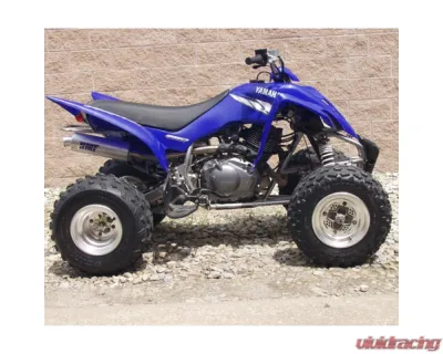 HMF Racing Performance Slip-On Exhaust w/ Polished Turn Down Endcap Yamaha Raptor 350 2004-2013 - 041343606671