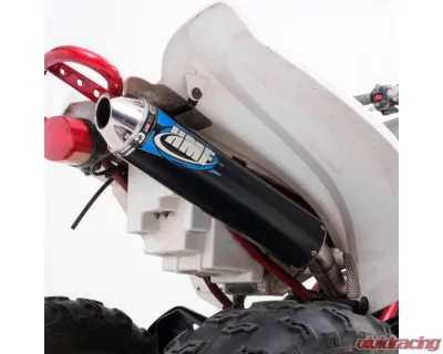 HMF Racing Performance Full Exhaust w/ Polished Turn Down Endcap Yamaha Raptor 660 2001-2005 - 041354606171